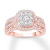Thumbnail Image 1 of Now + Forever Diamond Engagement Ring 1 ct tw Round-cut 10K Rose Gold