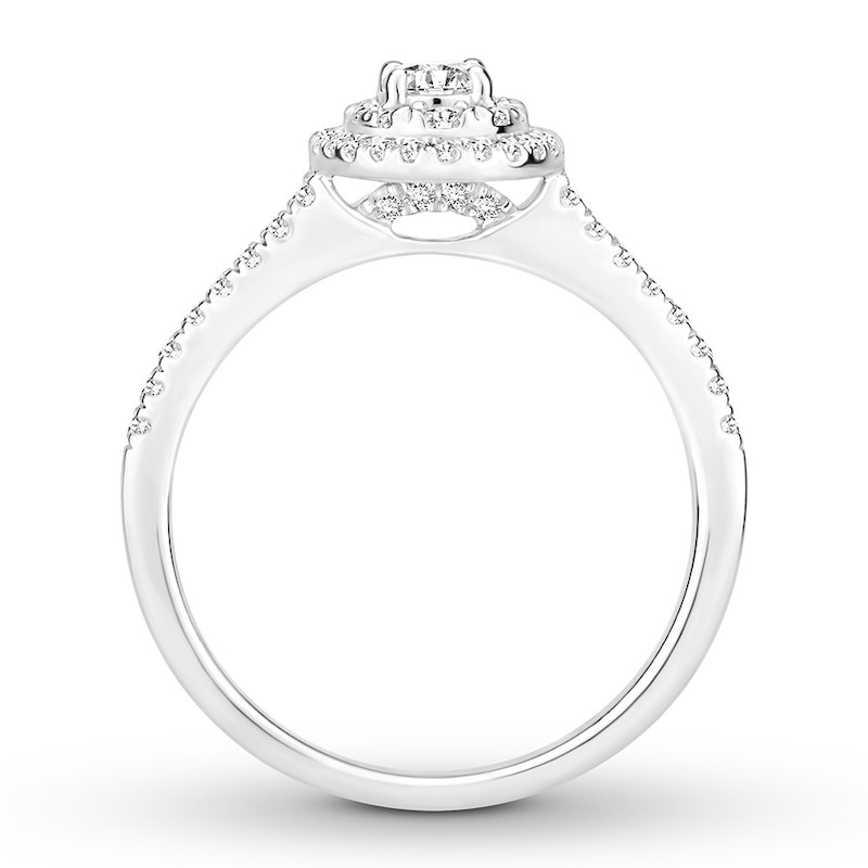 Main Image 2 of Now + Forever Diamond Engagement Ring 1/2 ct tw Round-cut 14K White Gold