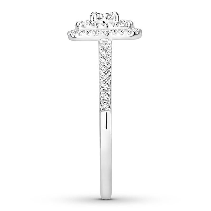 Main Image 3 of Now + Forever Diamond Engagement Ring 1/2 ct tw Round-cut 14K White Gold