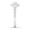 Thumbnail Image 2 of Diamond Engagement Ring 1/2 ct tw Round-cut 14K White Gold