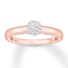 Thumbnail Image 0 of Diamond Engagement Ring 1/3 ct tw Round-cut 10K Two-Tone Gold