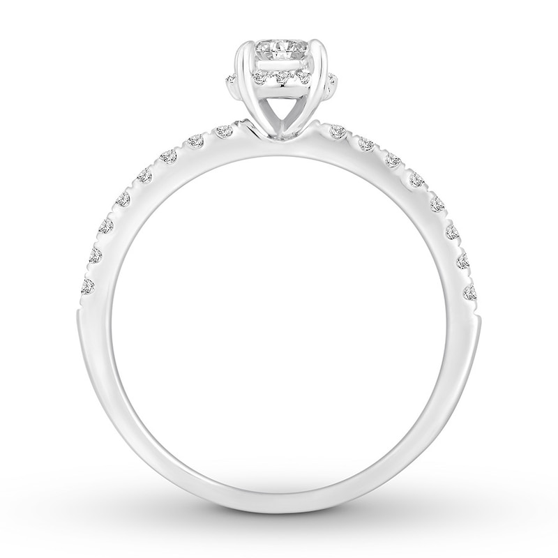Main Image 2 of Now + Forever Diamond Engagement Ring 1/2 ct tw Round-cut 14K White Gold