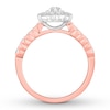 Thumbnail Image 2 of Now + Forever Diamond Engagement Ring 1/2 ct tw Round-cut 10K Two-Tone Gold