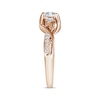 Thumbnail Image 2 of Memories Moments Magic Three-Stone Diamond Ring 1 ct tw Round-cut 14K Rose Gold