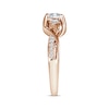 Thumbnail Image 1 of Memories Moments Magic Three-Stone Diamond Ring 1 ct tw Round-cut 14K Rose Gold