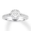 Thumbnail Image 0 of Diamond Engagement Ring 7/8 ct tw Round-cut 14K White Gold