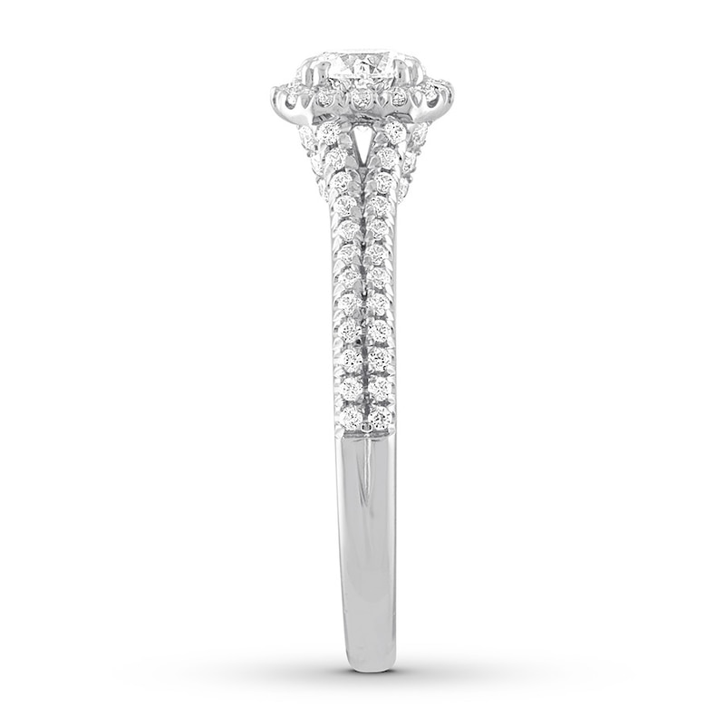 Main Image 3 of Now + Forever Diamond Engagement Ring 7/8 ct tw Round-cut 14K White Gold