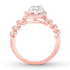 Thumbnail Image 1 of Diamond Engagement Ring 5/8 ct tw Round-cut 14K Rose Gold