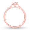 Thumbnail Image 2 of Now + Forever Diamond Engagement Ring 3/8 ct tw Round-cut 10K Rose Gold