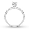 Thumbnail Image 1 of Diamond Engagement Ring 7/8 ct tw Round-cut 14K White Gold