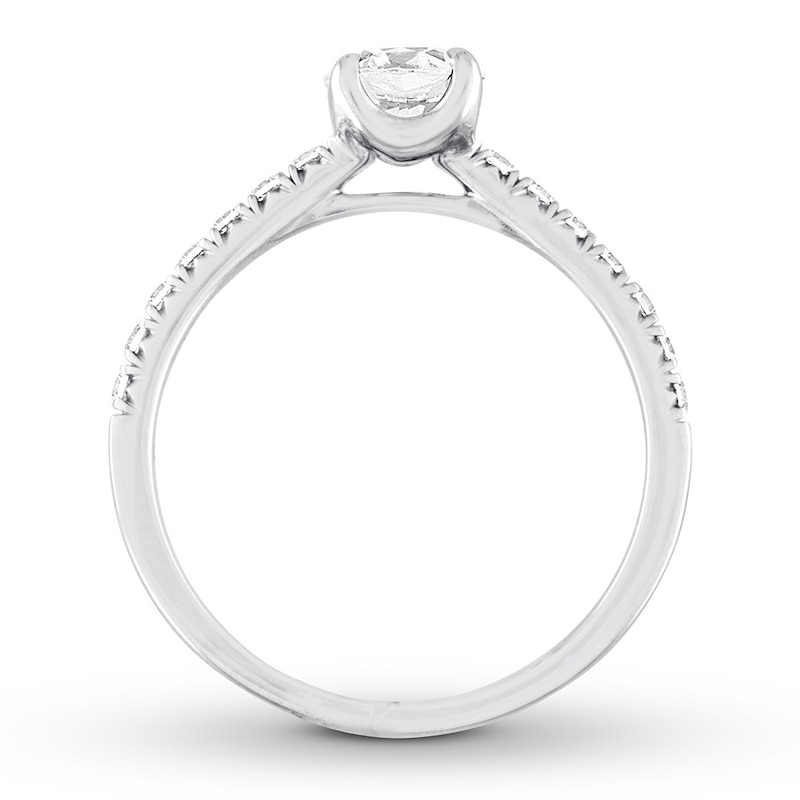 Main Image 2 of Now + Forever Diamond Engagement Ring 7/8 ct tw Round-cut 14K White Gold