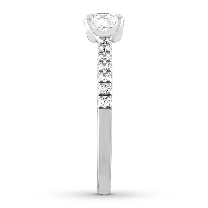 Main Image 3 of Now + Forever Diamond Engagement Ring 7/8 ct tw Round-cut 14K White Gold