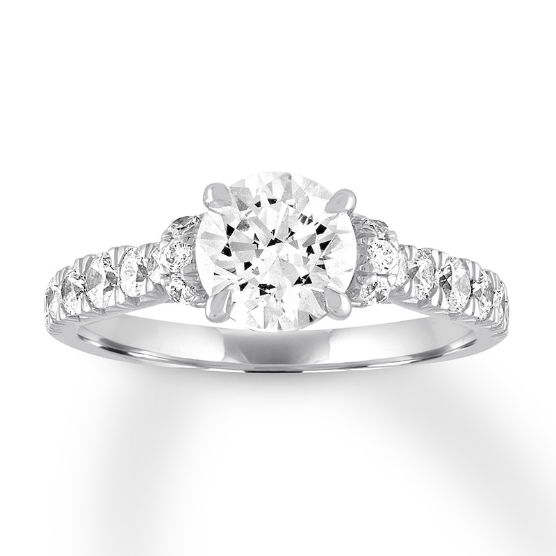Main Image 1 of Now + Forever Diamond Engagement Ring 2-1/4 ct tw Round-cut 14K White Gold