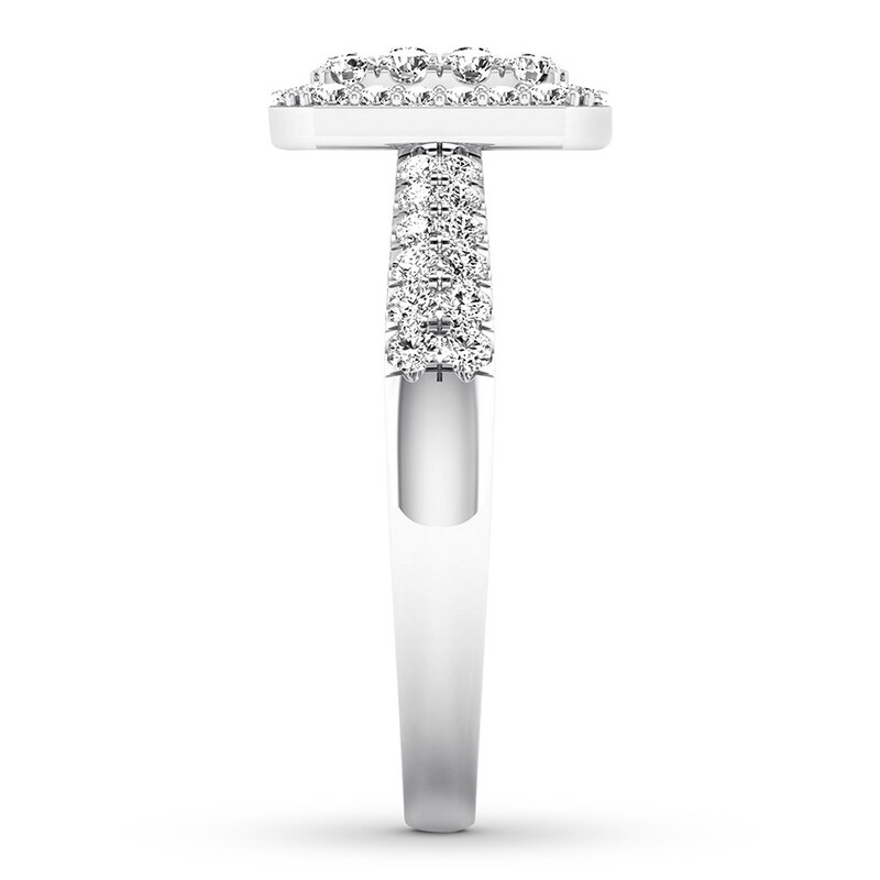 Main Image 3 of Now + Forever Diamond Engagement Ring 1/2 ct tw Round-cut 10K White Gold
