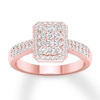 Thumbnail Image 1 of Now + Forever Diamond Engagement Ring 1/2 ct tw Round-cut 10K Rose Gold
