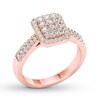 Thumbnail Image 4 of Now + Forever Diamond Engagement Ring 1/2 ct tw Round-cut 10K Rose Gold