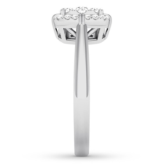 Thumbnail Image 3 of Now + Forever Diamond Engagement Ring 1/4 ct tw Round-cut 10K White Gold