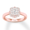 Thumbnail Image 1 of Now + Forever Diamond Engagement Ring 1/4 ct tw Round-cut 10K Rose Gold