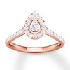 Thumbnail Image 0 of Diamond Engagement Ring 1/3 ct tw Round-cut 10K Rose Gold