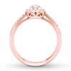 Thumbnail Image 1 of Diamond Engagement Ring 1/3 ct tw Round-cut 10K Rose Gold