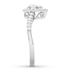 Thumbnail Image 3 of Now + Forever Diamond Engagement Ring 1/3 ct tw Round-cut 10K White Gold