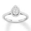 Thumbnail Image 1 of Now + Forever Diamond Engagement Ring 1/4 ct tw Round-cut 10K White Gold