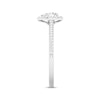 Thumbnail Image 2 of Now + Forever Diamond Engagement Ring 1/3 ct tw Pear & Round 10K White Gold