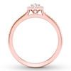 Thumbnail Image 2 of Now + Forever Diamond Engagement Ring 1/3 ct tw Pear & Round 10K Rose Gold