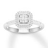 Thumbnail Image 1 of Now + Forever Diamond Engagement Ring 1/4 ct tw Round-cut 10K White Gold