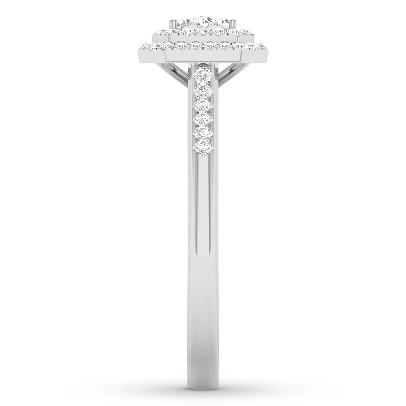 Main Image 3 of Now + Forever Diamond Engagement Ring 1/4 ct tw Round-cut 10K White Gold