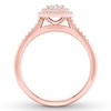 Thumbnail Image 1 of Diamond Engagement Ring 1/4 ct tw Round-cut 10K Rose Gold