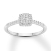 Thumbnail Image 0 of Diamond Engagement Ring 1/4 ct tw Round-cut 10K White Gold