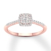 Thumbnail Image 1 of Now + Forever Diamond Engagement Ring 1/4 ct tw Round-cut 10K Rose Gold