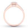 Thumbnail Image 1 of Diamond Engagement Ring 1/4 ct tw Round-cut 10K Rose Gold