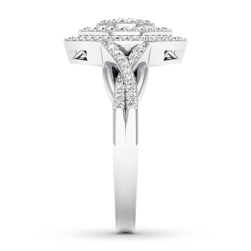 Main Image 3 of Now + Forever Diamond Engagement Ring 1/4 ct tw Round-cut 10K White Gold