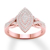 Thumbnail Image 0 of Diamond Engagement Ring 1/4 ct tw Round-cut 10K Rose Gold