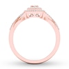 Thumbnail Image 1 of Diamond Engagement Ring 1/4 ct tw Round-cut 10K Rose Gold