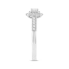 Thumbnail Image 3 of Now + Forever Diamond Engagement Ring 1/2 ct tw Princess & Round-cut 14K White Gold