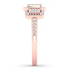 Thumbnail Image 3 of Memories Moments Magic Diamond Engagement Ring 1/2 ct tw Round-cut 10K Rose Gold