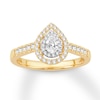Thumbnail Image 1 of Now + Forever Pear-Shaped Diamond Engagement Ring 1/2 ct tw 14K Yellow Gold