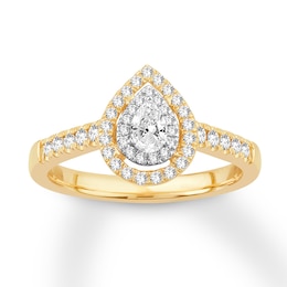 Shop Yellow Gold Engagement Rings | Kay