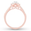 Thumbnail Image 2 of Now + Forever Oval Diamond Engagement Ring 1/2 ct tw 14K Rose Gold