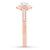 Thumbnail Image 2 of Oval Diamond Engagement Ring 1/2 ct tw 14K Rose Gold