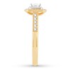 Thumbnail Image 3 of Now + Forever Emerald-Cut Diamond Engagement Ring 1/2 ct tw 14K Yellow Gold