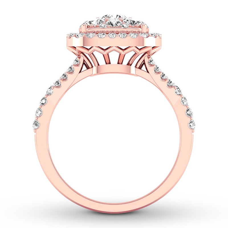 Main Image 2 of Now + Forever Diamond Engagement Ring 3/4 ct tw Round-cut 14K Rose Gold