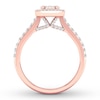 Thumbnail Image 1 of Diamond Engagement Ring 3/4 ct tw Round-cut 14K Rose Gold