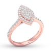 Thumbnail Image 3 of Diamond Engagement Ring 3/4 ct tw Round-cut 14K Rose Gold