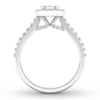Thumbnail Image 2 of Now + Forever Diamond Engagement Ring 3/4 ct tw Round-cut 14K White Gold