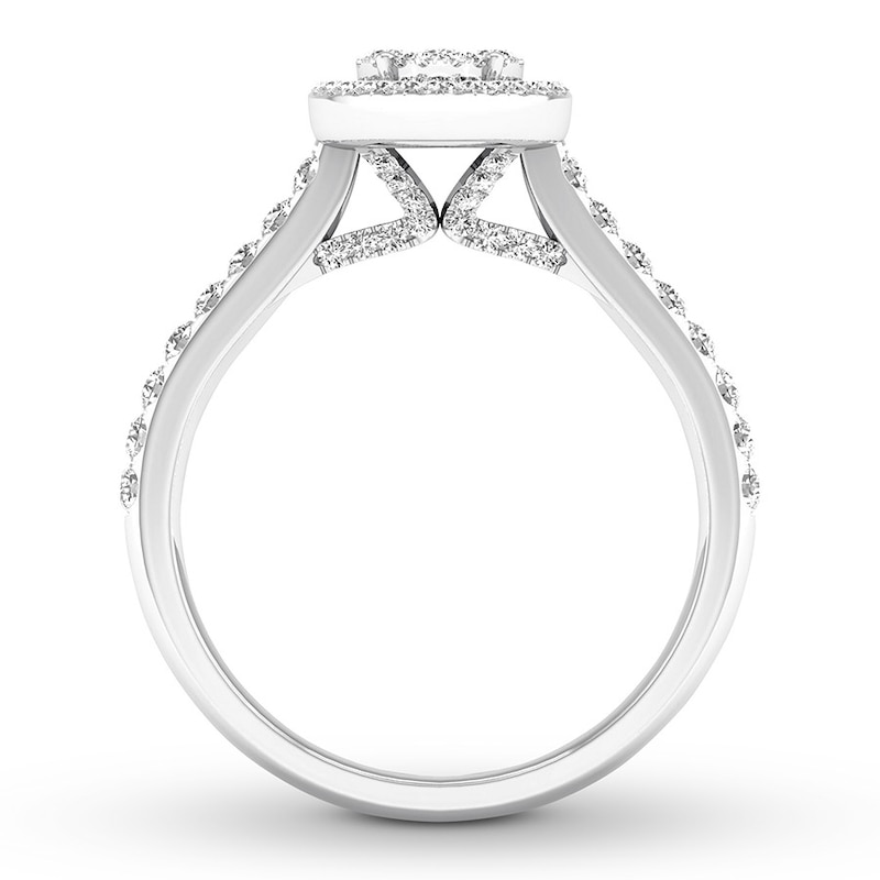 Main Image 2 of Now + Forever Diamond Engagement Ring 3/4 ct tw Round-cut 14K White Gold