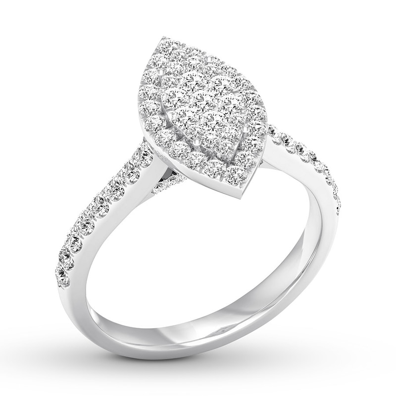 Main Image 4 of Now + Forever Diamond Engagement Ring 3/4 ct tw Round-cut 14K White Gold